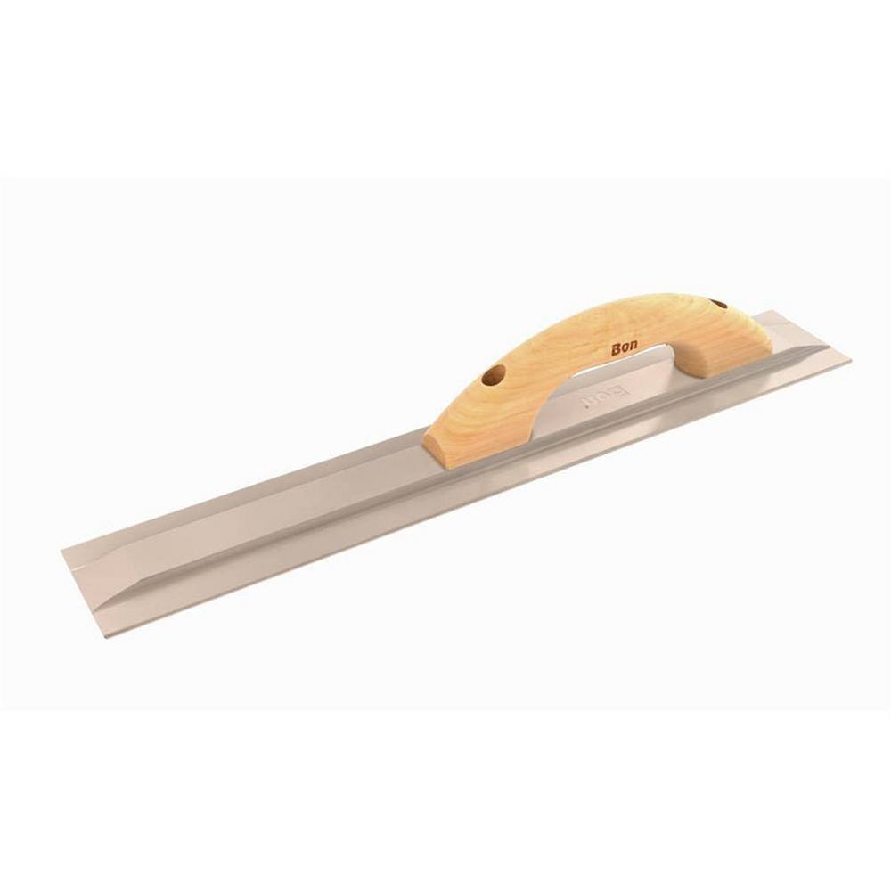 Bon Tool 20 in. x 3-18 in. Square End Magnesium Float with Wood Handle 12-340