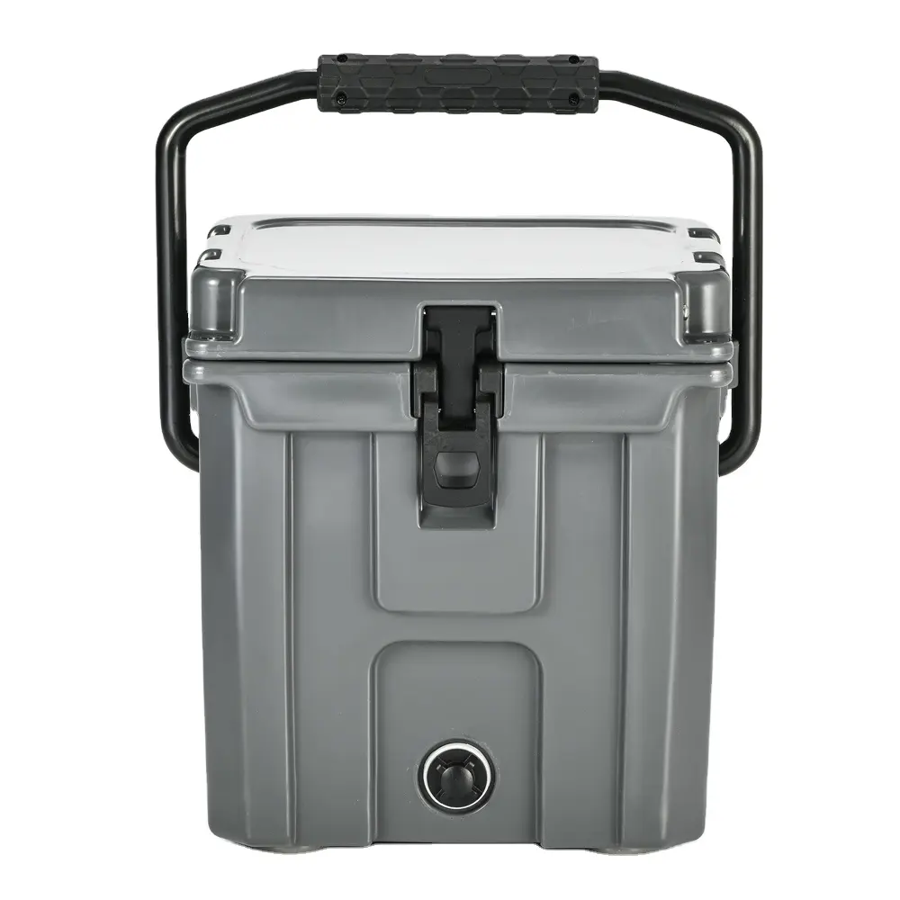 9.5L rotomolded water cooler jug with water tap hard ice cooler box  for camping fishing travel