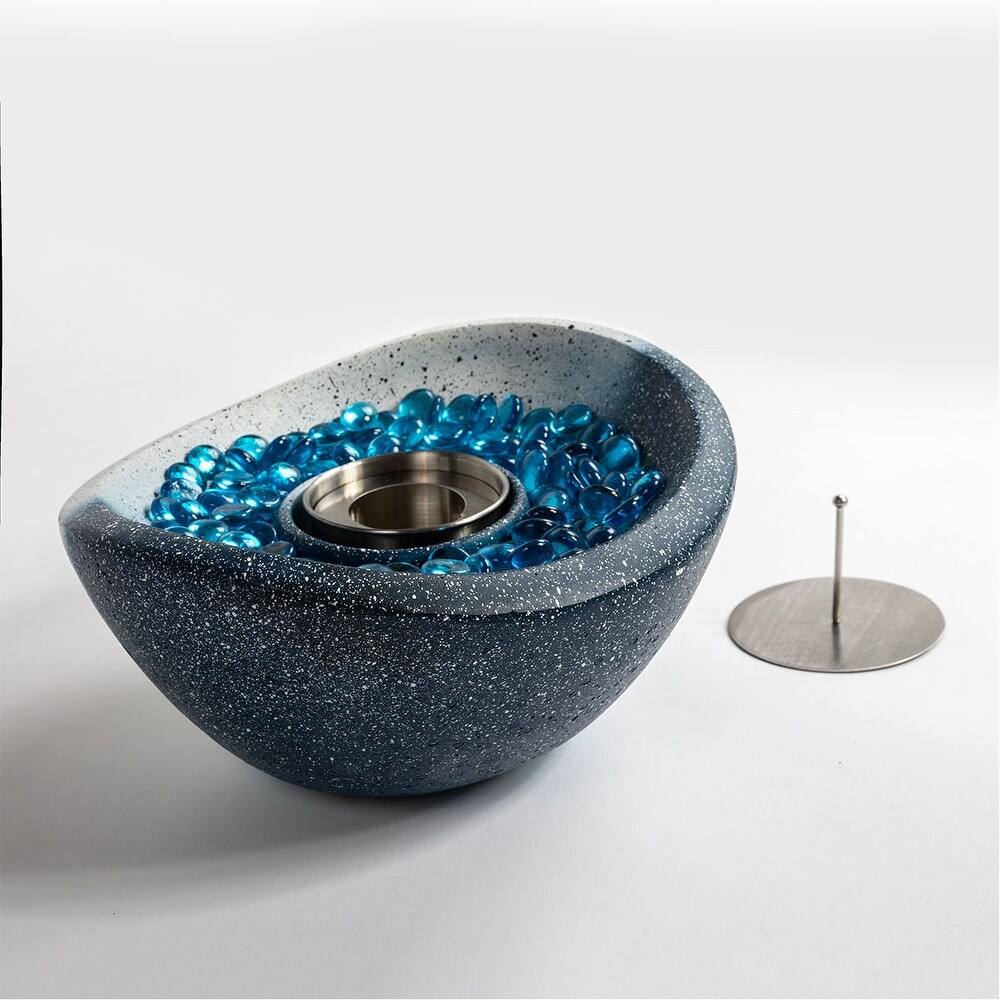 Tabletop Fire Pit for Indoor or Outdoor Use  Smokeless   Ethanol Fireplace  Portable Mini Fire Pit