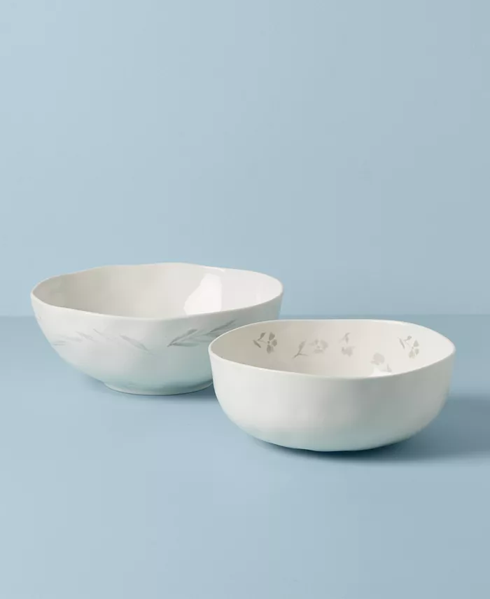 Lenox Oyster Bay Nesting Serving Bowls Set of 2