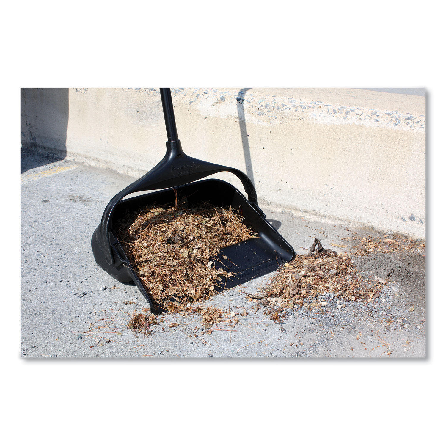 Lobby Pro Upright Dustpan with Wheels by Rubbermaidandreg; Commercial RCP253100BK