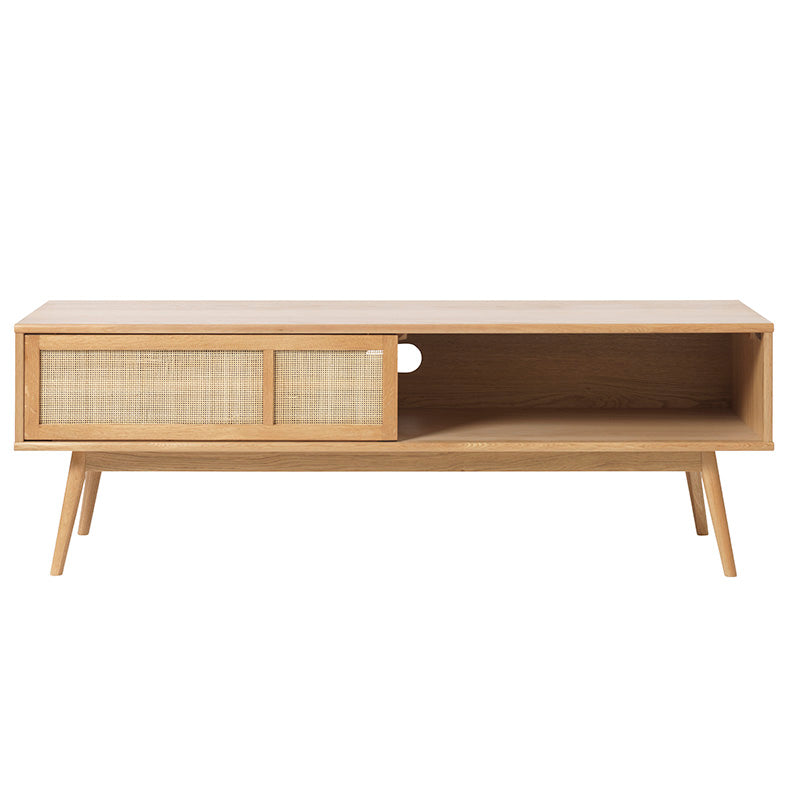 BARRALI Entertainment TV Unit 150cm -  Natural & Rattan