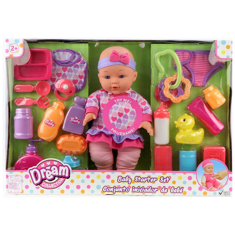 Dream Collection 12 Baby Doll Care Set