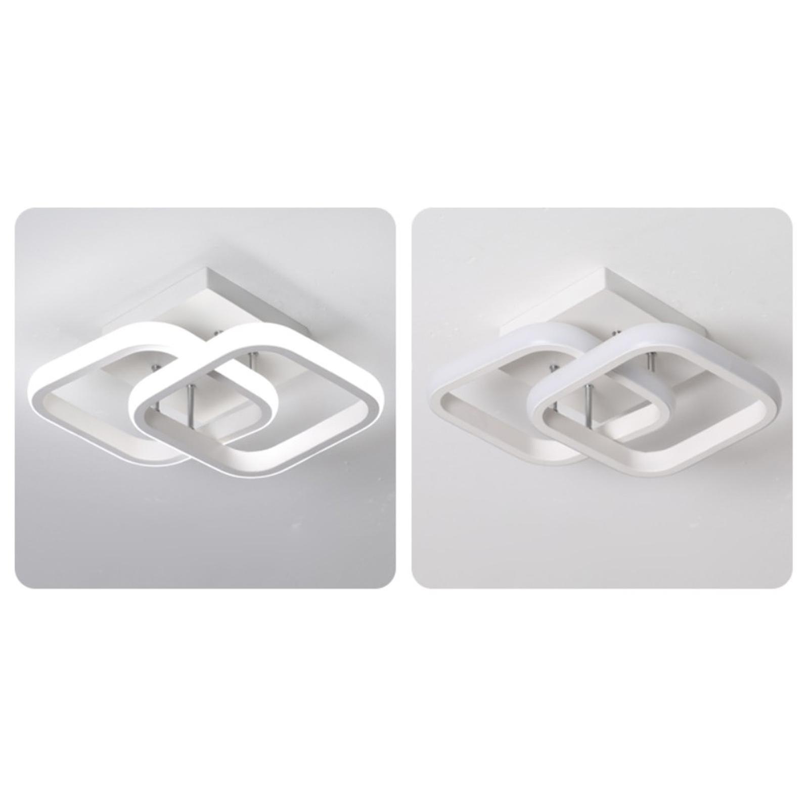 2x Led Ceiling Light， Modern Ceiling Light， Warm White Ceiling Light For Kitchen， Bedroom， Laundry， Living Room， Hallway， Loft