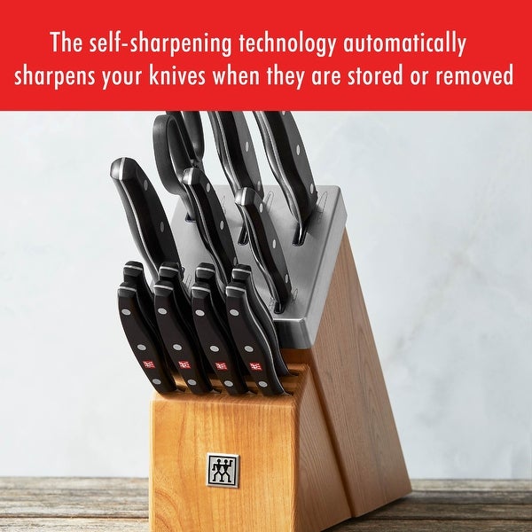 ZWILLING TWIN Signature 15-pc Self-Sharpening Knife Block Set