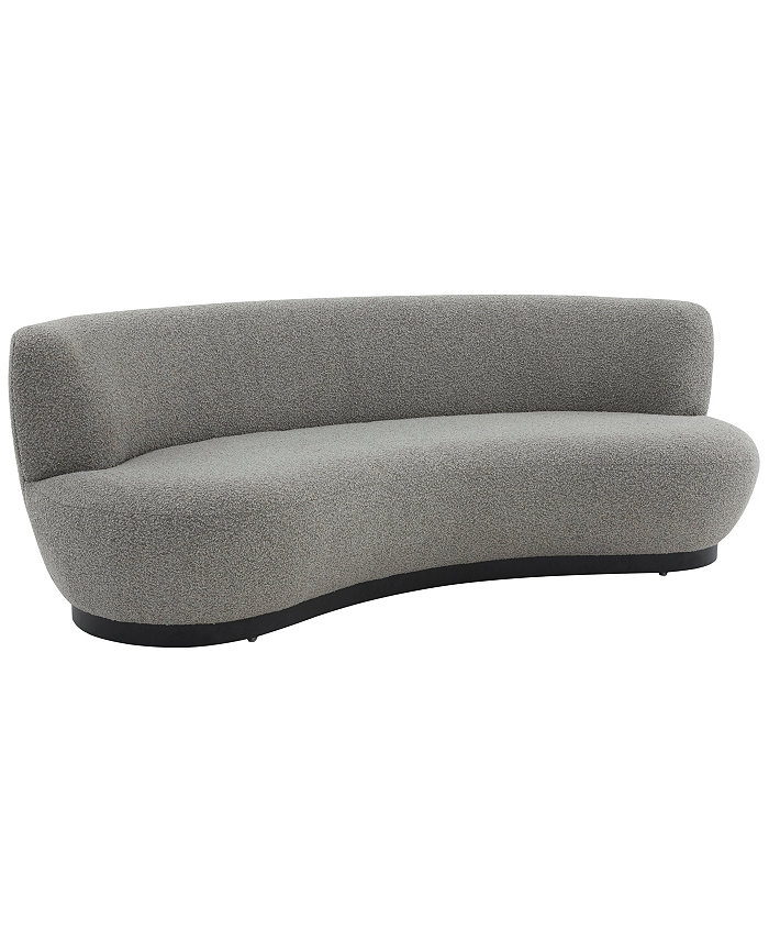 Safavieh Stevie 89 Boucle Curved Back Sofa