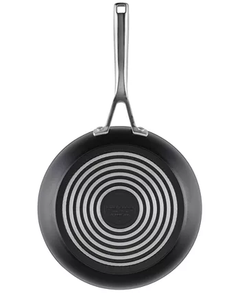 KitchenAid Hard-Anodized Induction Frying Pan with Lid 10 Matte Black