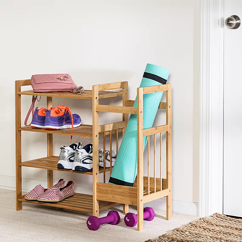 Honey-Can-Do Bamboo Entryway Organizer