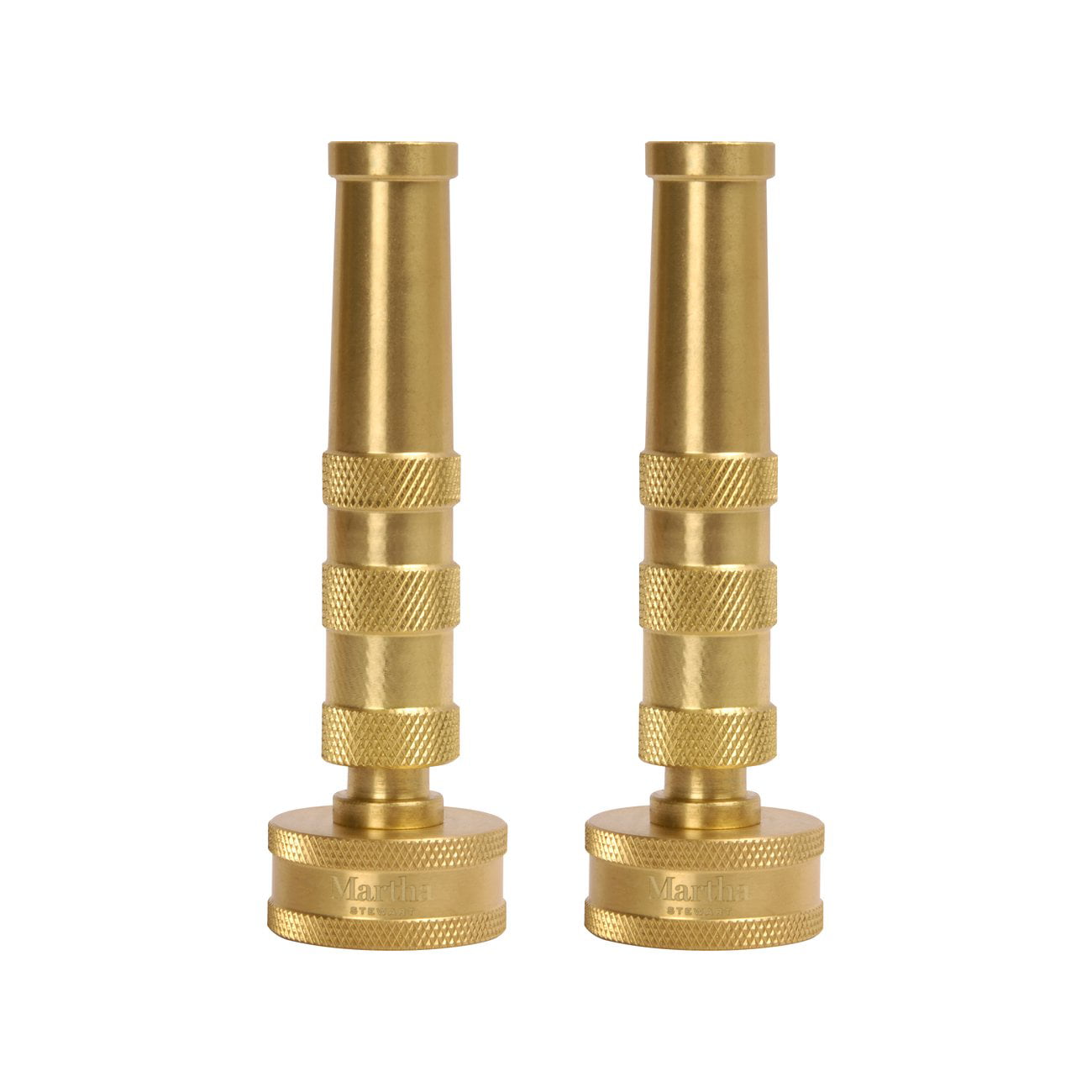 Martha Stewart Heavy Duty Solid Brass 4-in Hose Nozzle - Pack of 2