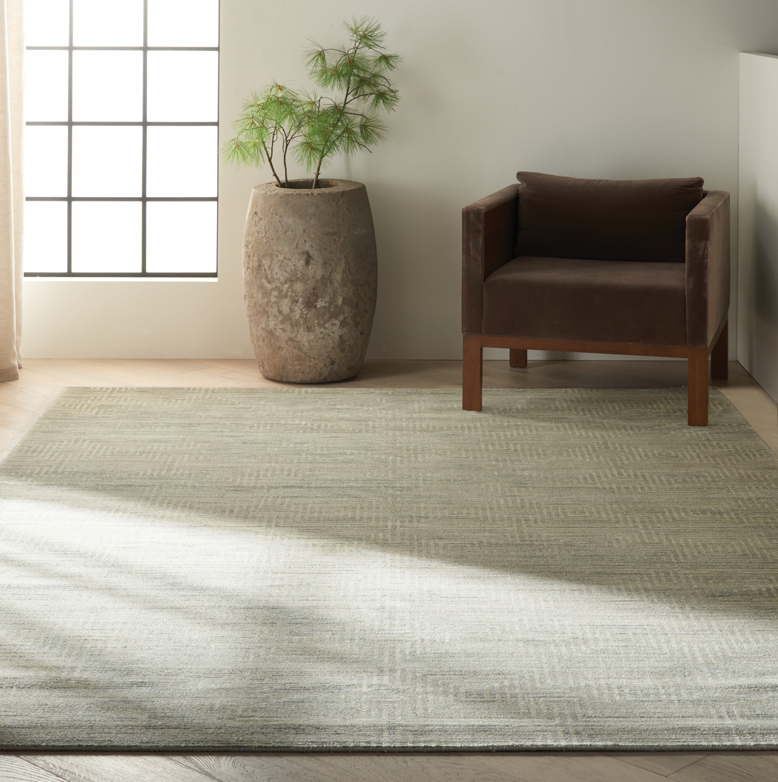 Maya Hand Loomed Mineral Rug