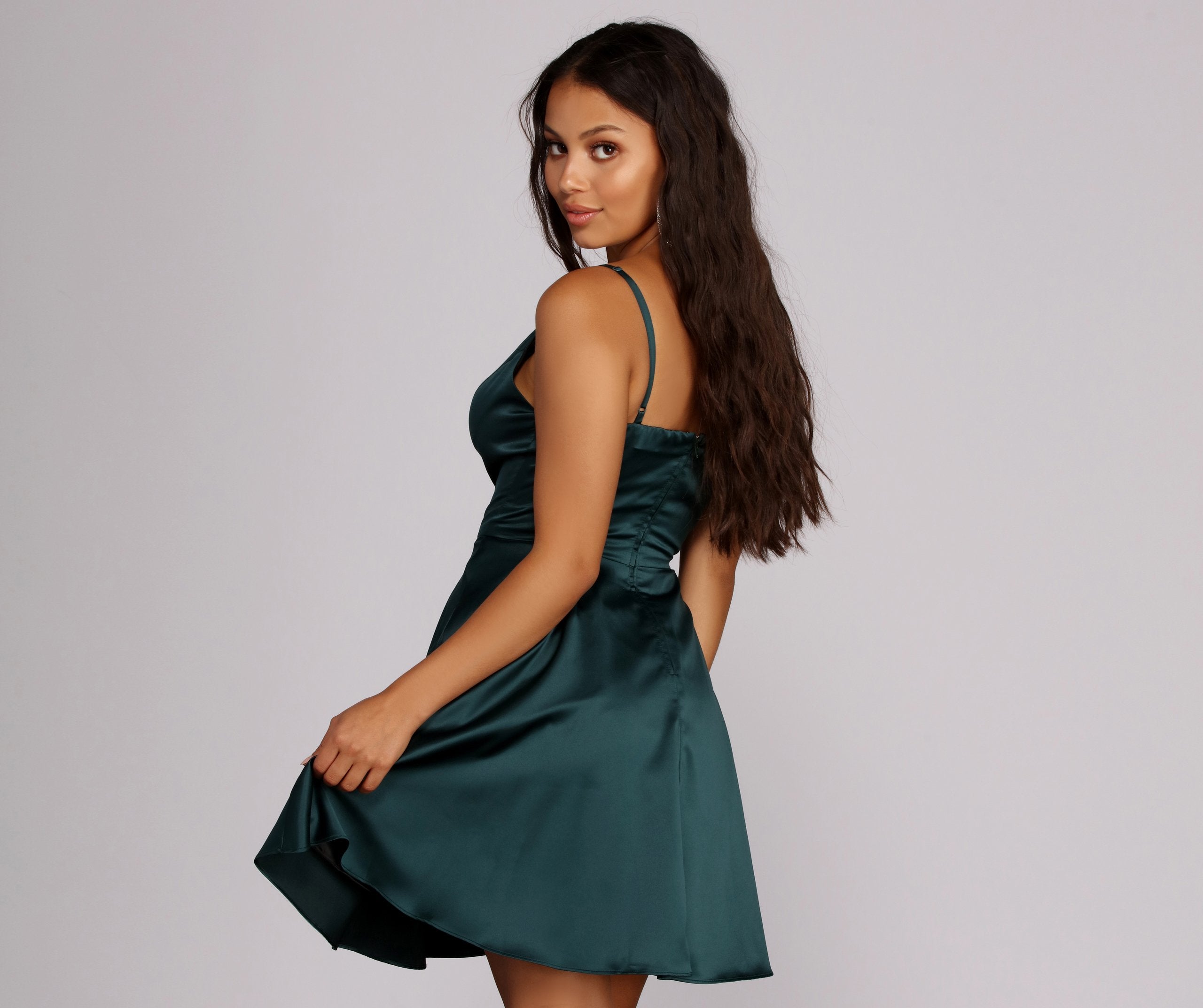 Emme Satin Party Dress