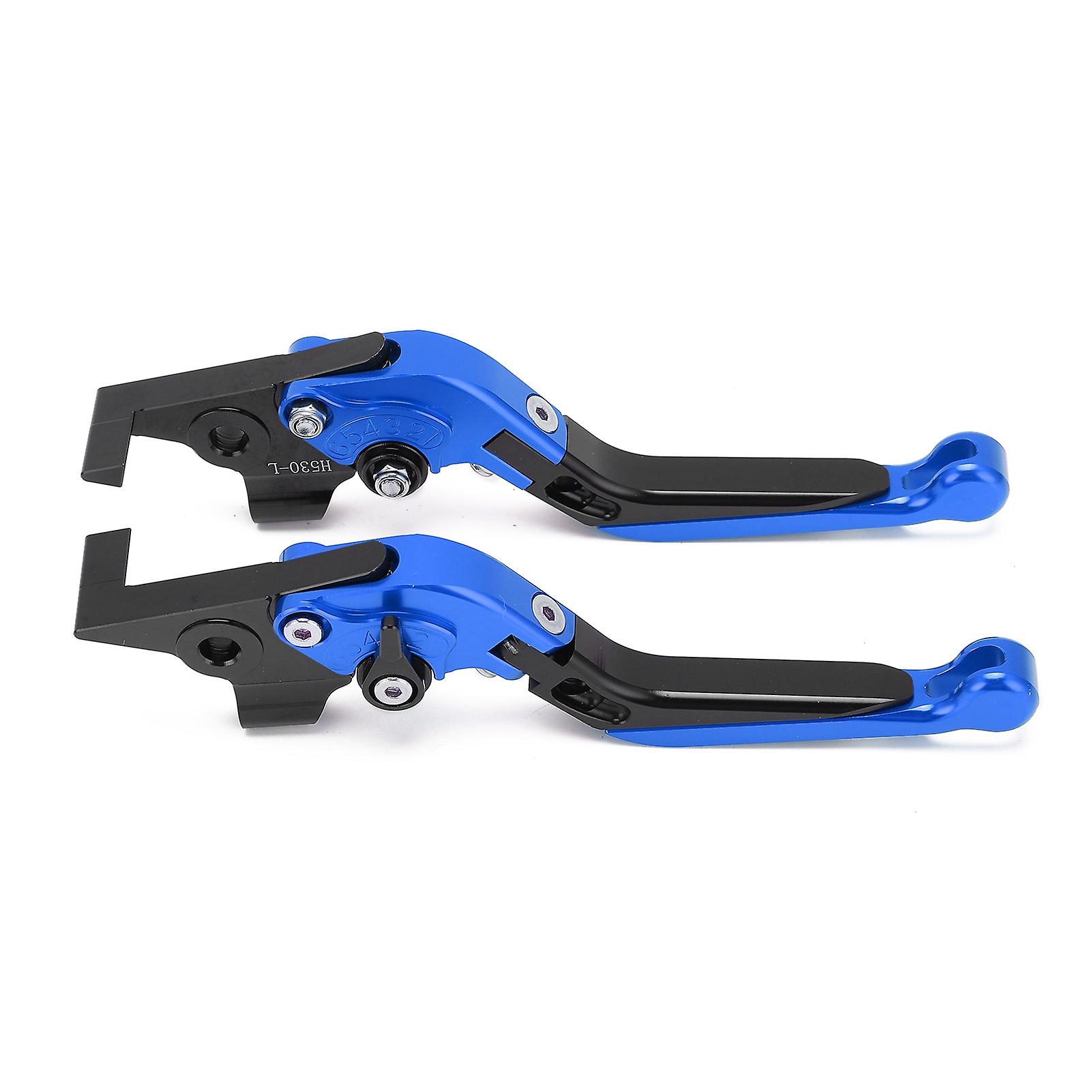 Motorcycle Adjustable Brake Clutch Lever Cnc Aluminum Alloy Replacement For Yamaha Tmax 530 20122019blue