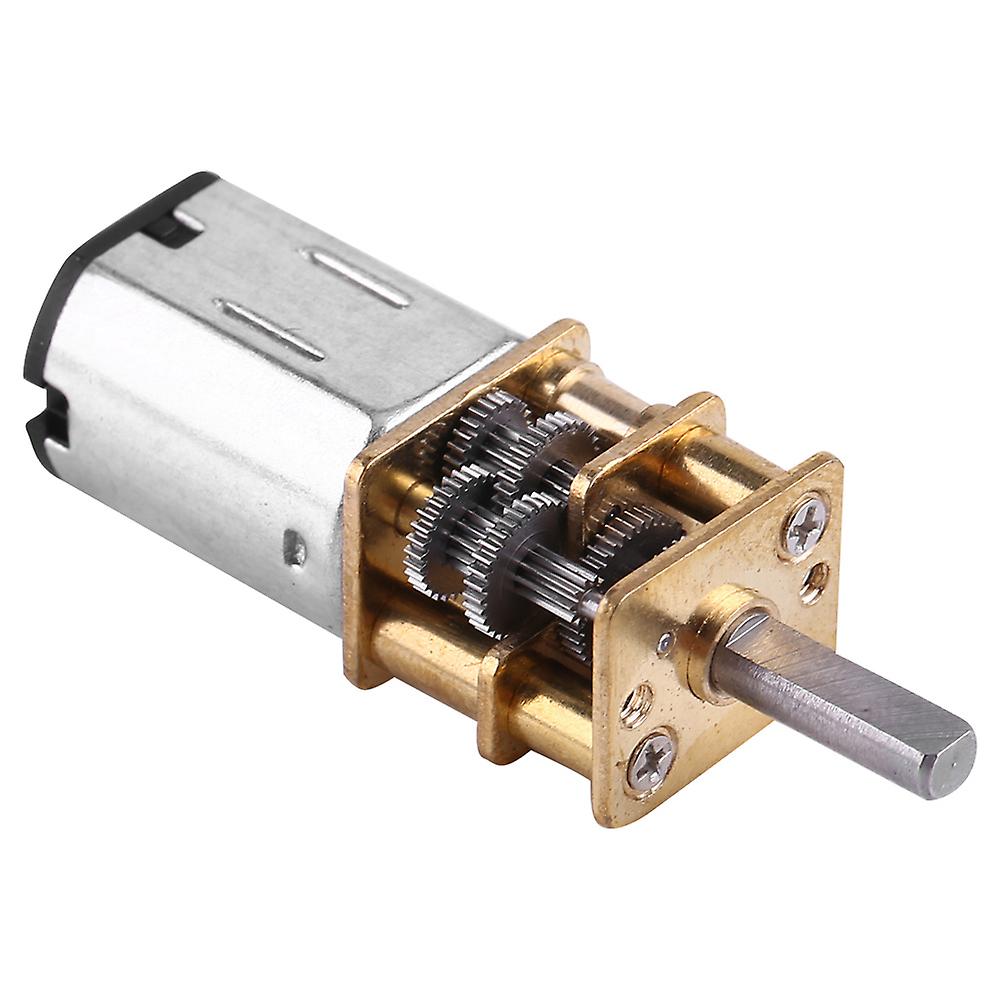 DC 6V Speed Reduction Gear Motor with Full Metal Gearbox (15RPM)