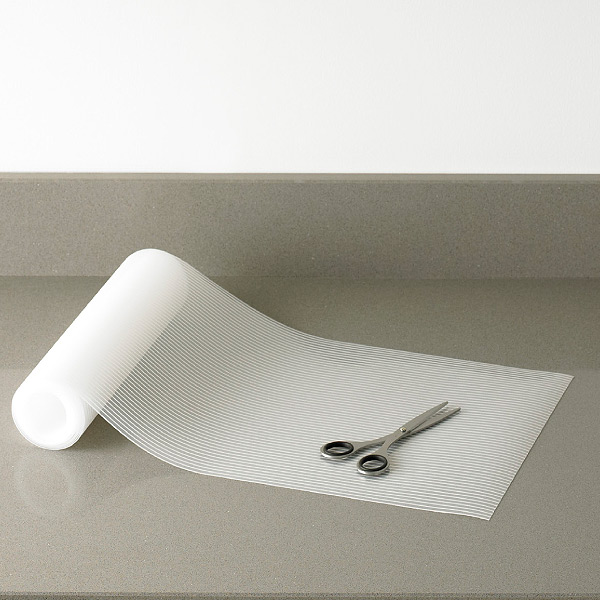 Clear PlastOMat Ribbed Shelf Liner