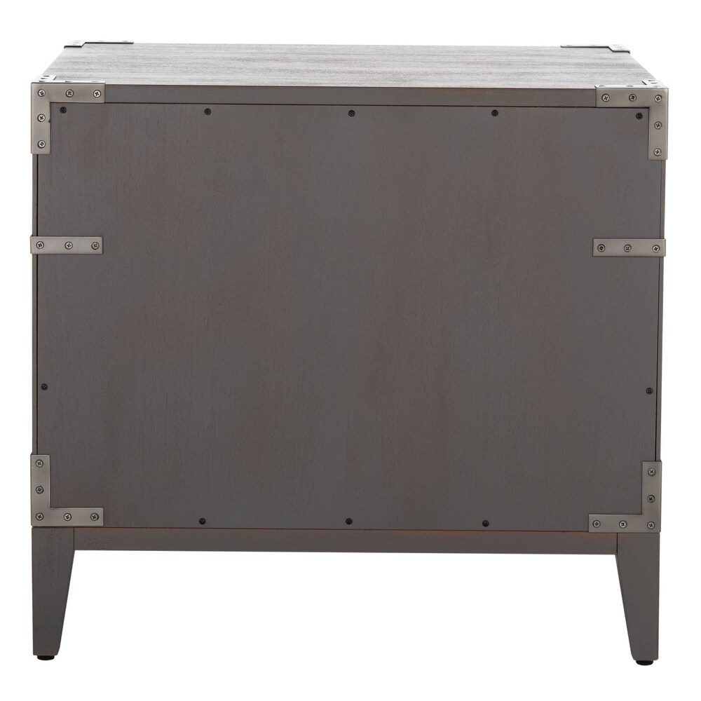 SAFAVIEH Couture Nisha 1 Drawer 1 Shelf Wood Nightstand