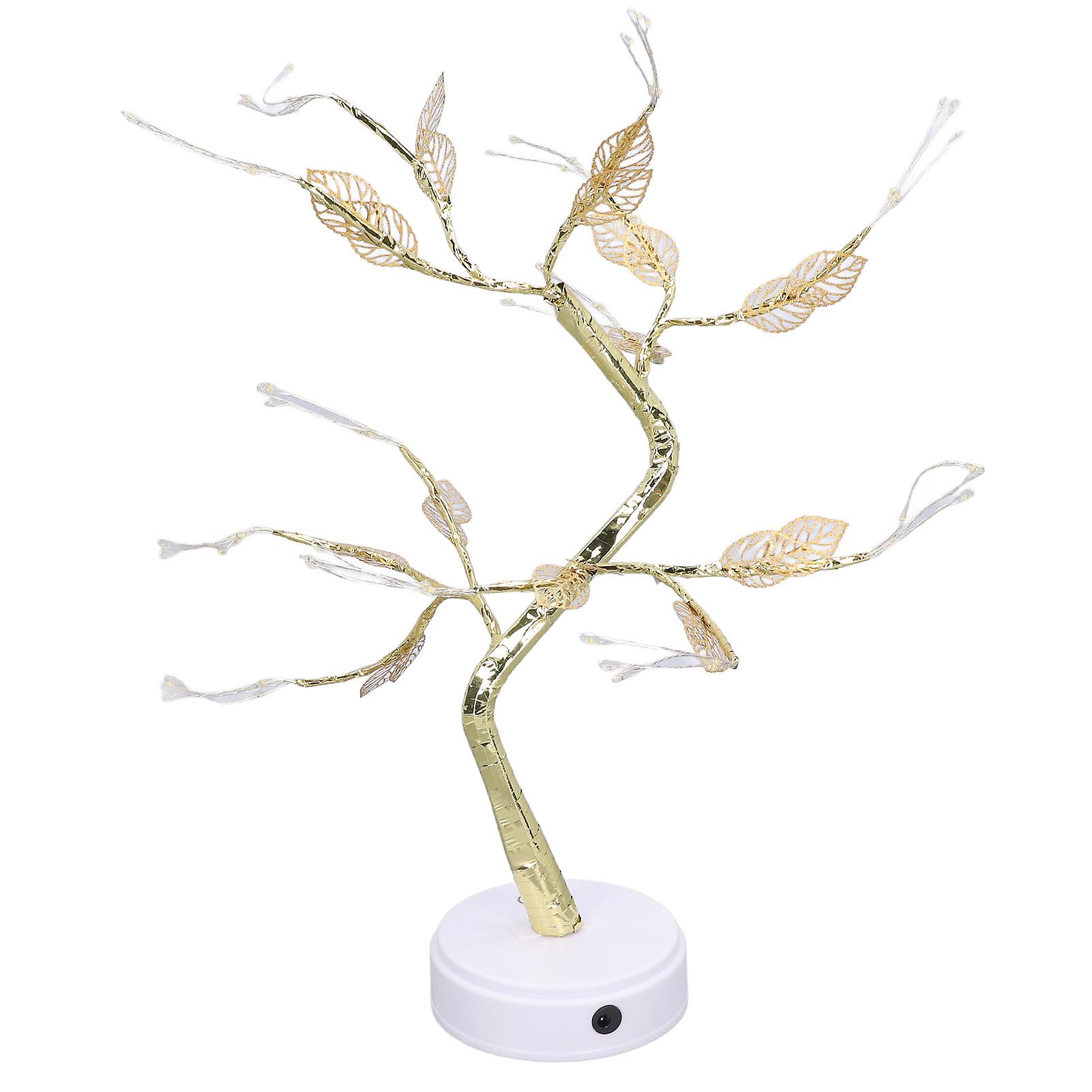 Tree Night Light Touch Control Adjustable Branch Table LED Copper Wire Tree Lamp for Christmas Party Bedroom