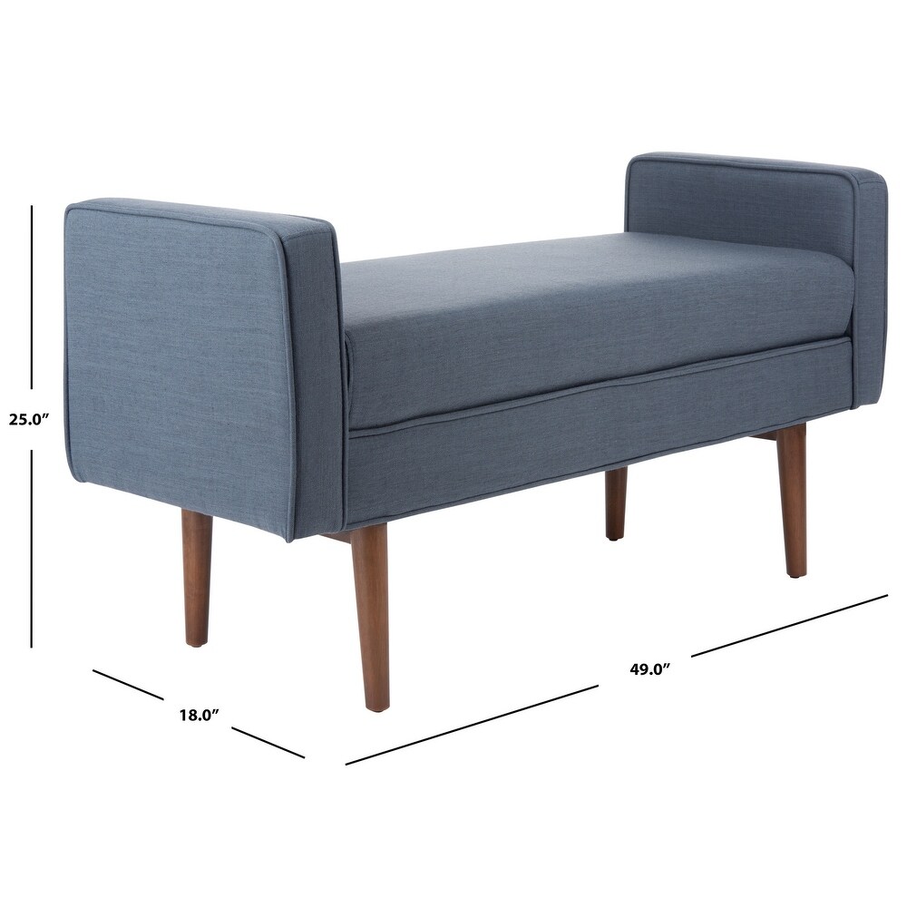 SAFAVIEH Henri Mid century Modern 25 inch Bench   49\