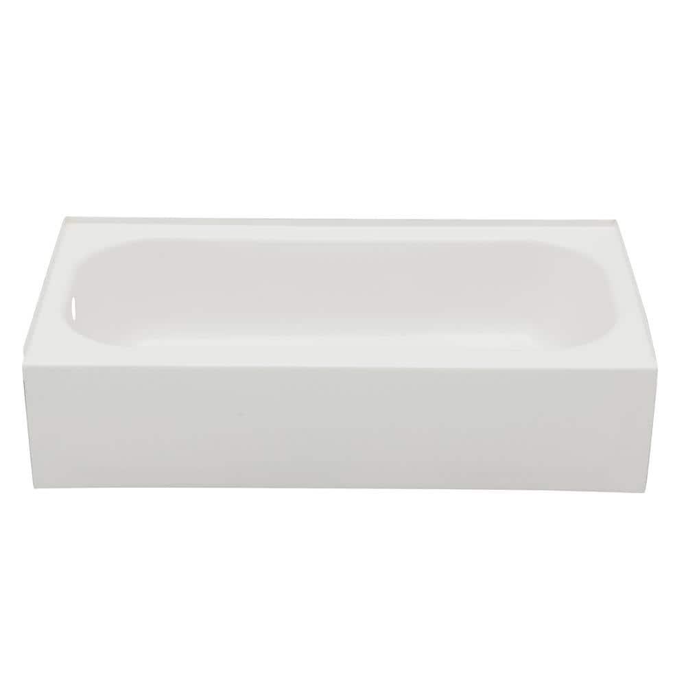 Bootz Industries Aloha 60 in x 30 in Soaking Bathtub with Left Drain in White