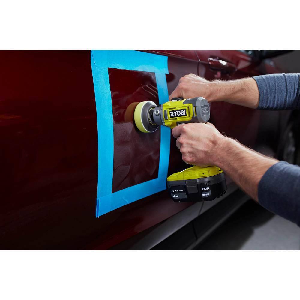 RYOBI 3 in. Detail Polisher Foam Correcting Pad Set (3-Piece) A95DP102