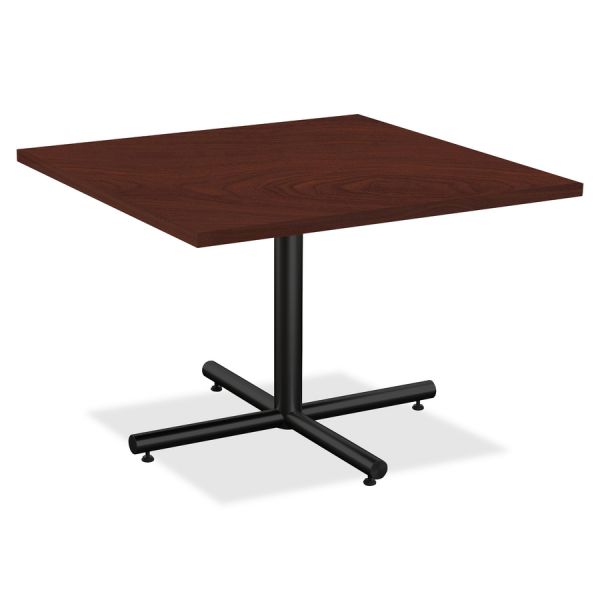 Lorell Hospitality Square Tabletop - Mahogany