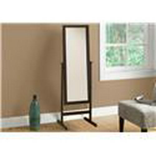 Monarch Specialties I 3368 Cappuccino Cheval Mirror