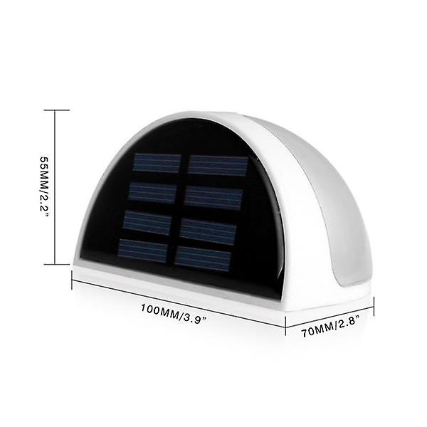 N760b 6-led White Light Waterproof Wall Mounted Solar Lamp 81011