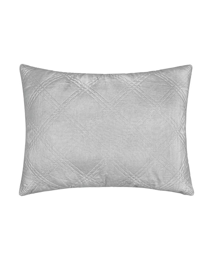 Levtex Linen Quilted Flange，Sham， Standard