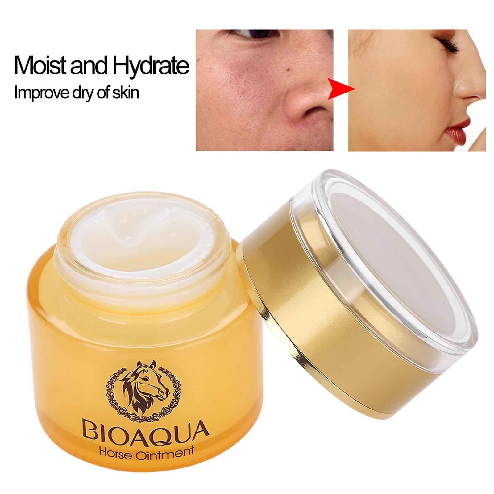 Horse Oil Face Cream Facial Anti Aging Anti Wrinkle Whitening Moisturizing Hydrating Skin Care