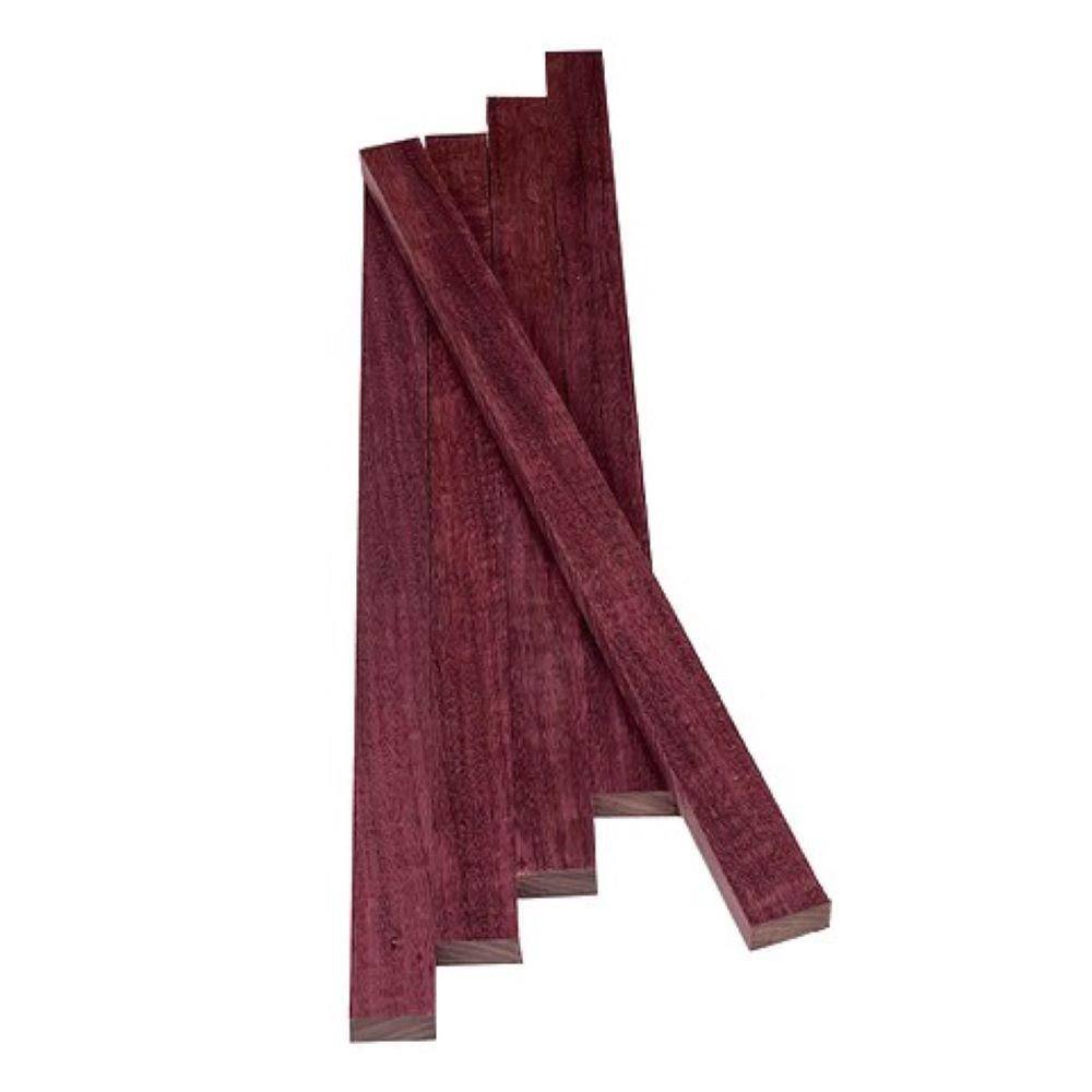 Swaner Hardwood 1 in. x 2 in. x 2 ft. Purpleheart S4S Board (5-Pack) OL04011624PU