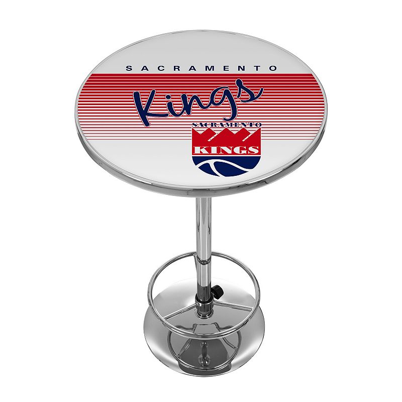 Sacramento Kings Hardwood Classics Chrome Pub Table