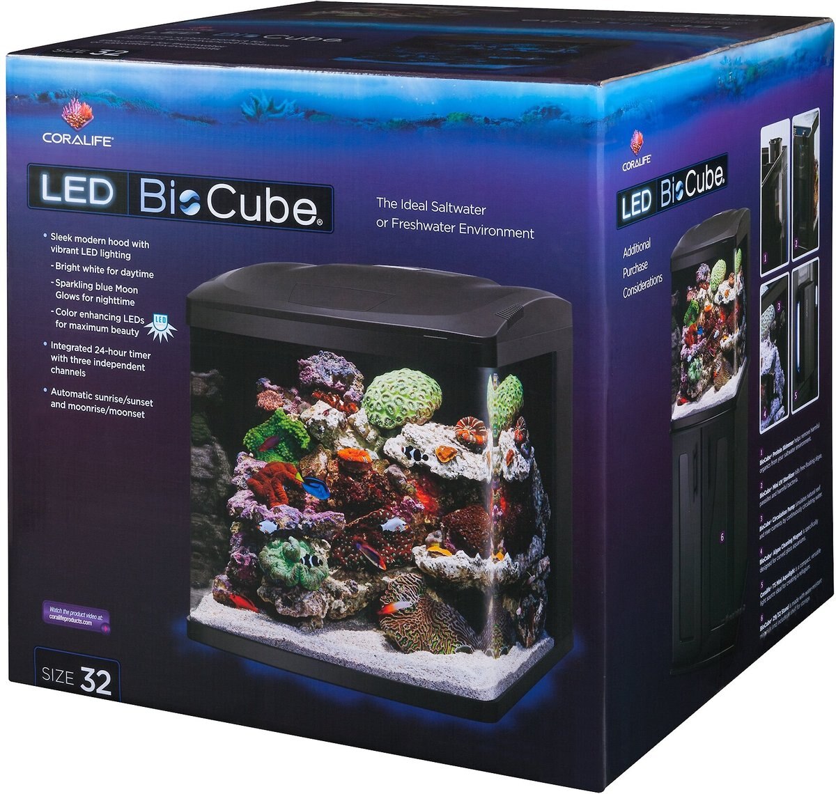 Coralife LED BioCube Aquarium Kit