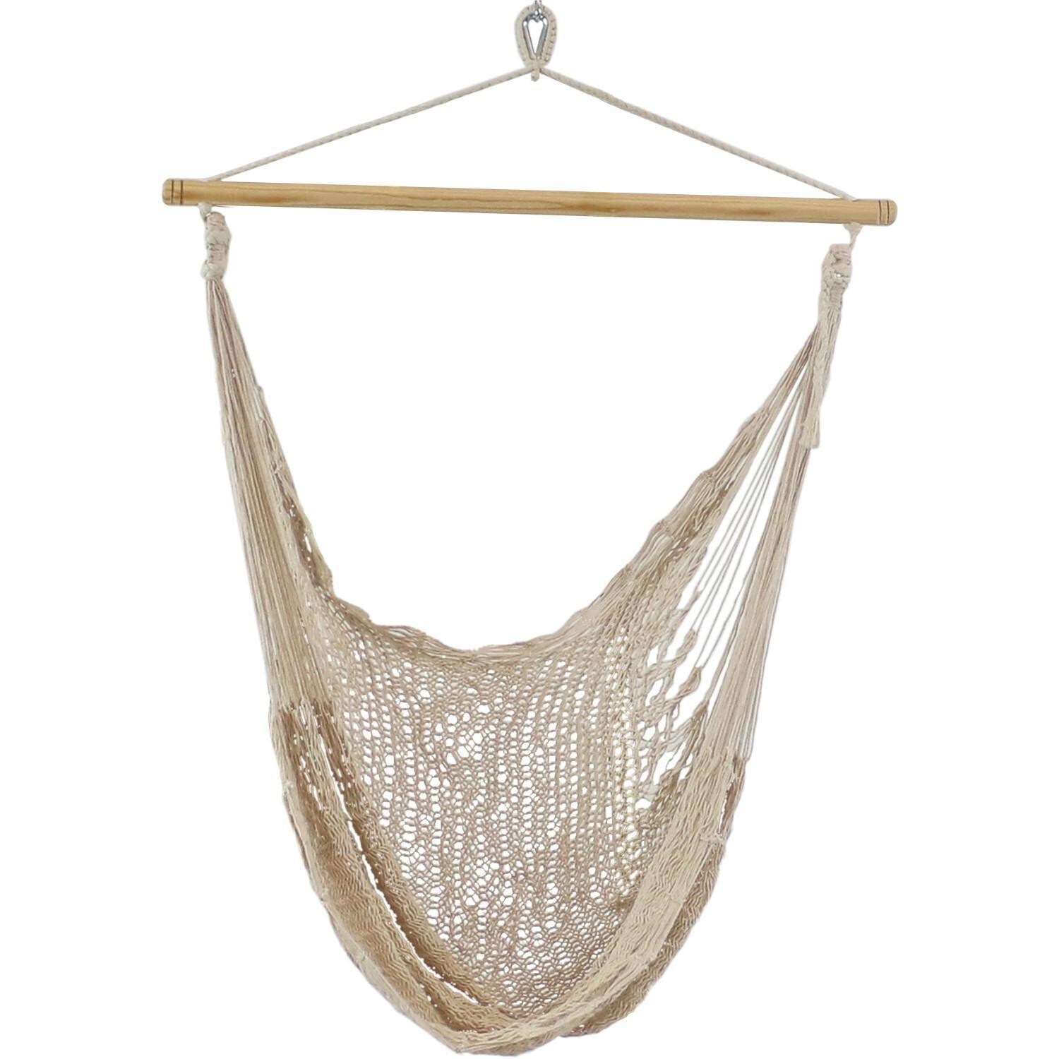 Ultimate Patio Hanging Mayan Rope Hammock Chair