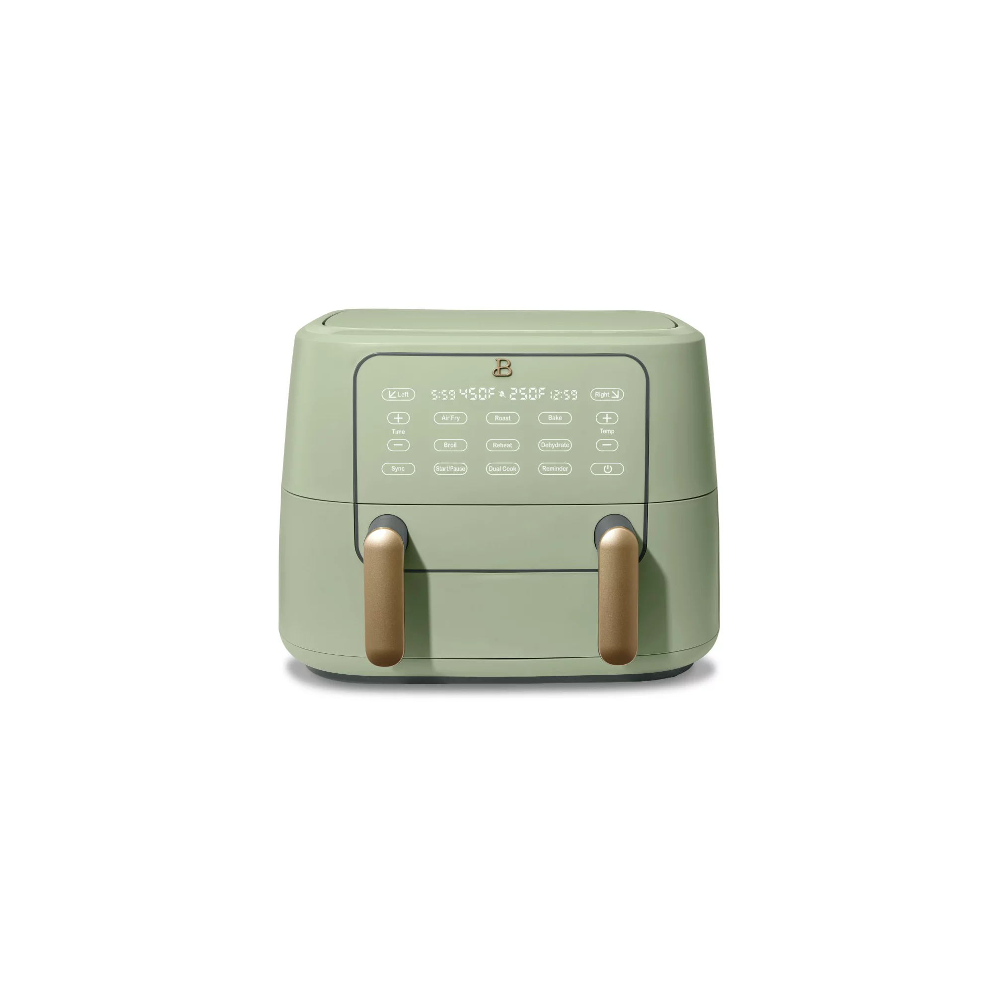 Beautiful 9QT TriZone Air Fryer， Sage Green by Drew Barrymore