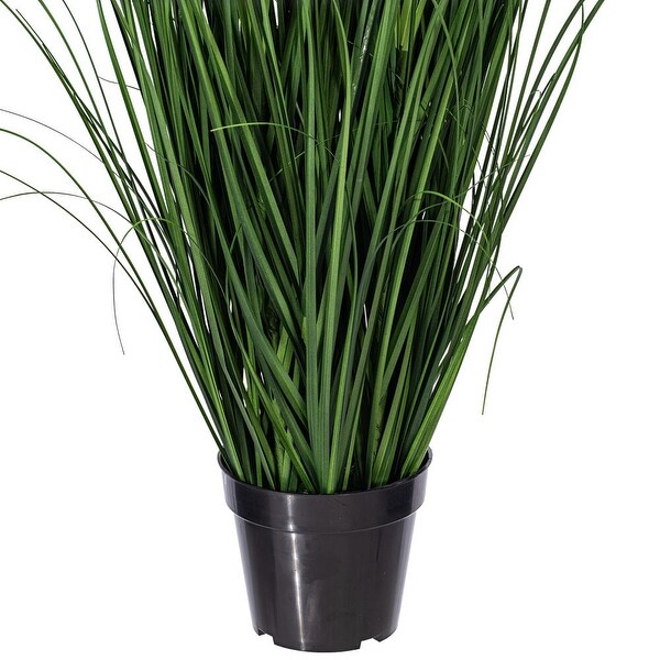 Vickerman 60 PVC Artificial Potted Green Foxtail Grass.