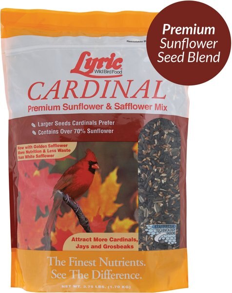 Lyric Cardinal Premium Sunflower and Safflower Mix Wild Bird Food