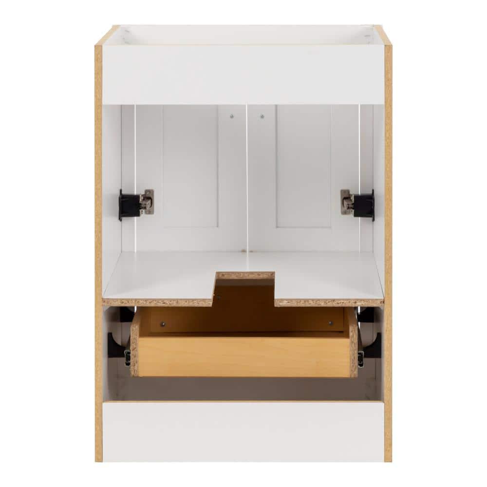 Home Decorators Collection Westcourt 24 in W x 22 in D x 34 in H Bath Vanity Cabinet Only in White