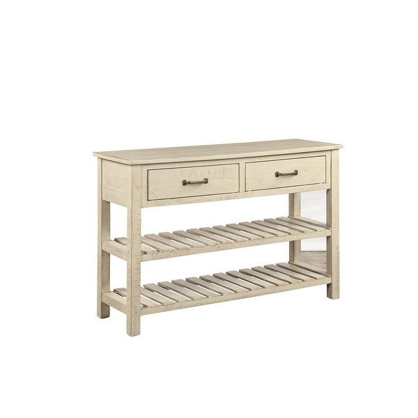 Console Table for Entryway with Drawers and Shelf