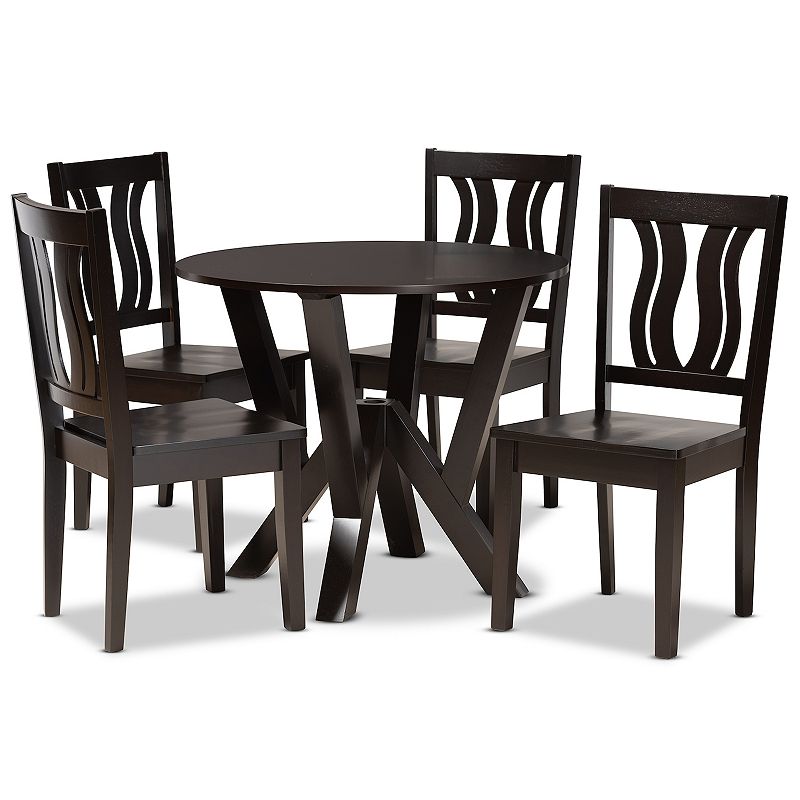 Baxton Studio Noelia Dining 5-piece Set