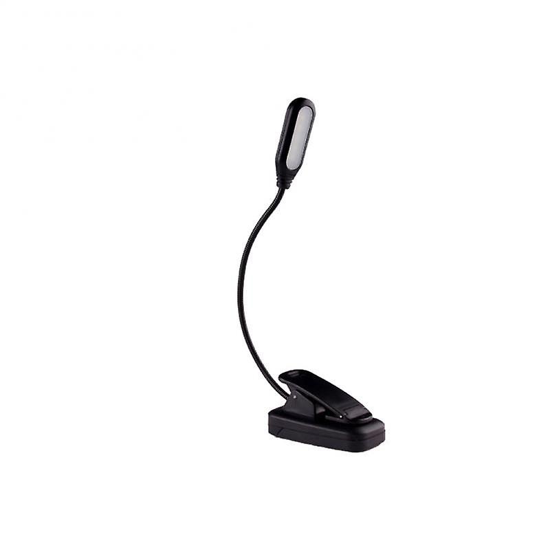 Adjustable Led Book Light With Goosenecks Clip 5leds Aaa Battery Powered Flexible