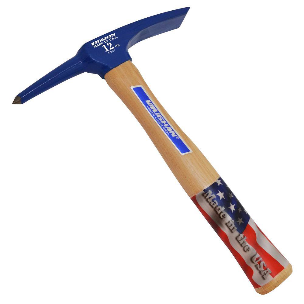 Vaughan 12 oz. Carbon Steel Welder's Chipping Hammer with 11.25 in. Hardwood Handle WC12