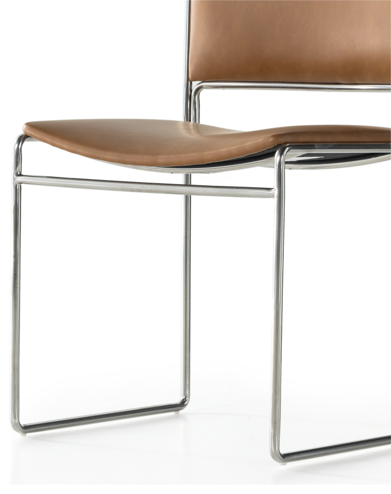 Donato Dining Chair  Sierra Butterscotch   Contemporary   Dining Chairs   by Four Hands  Houzz