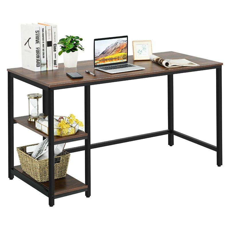 Office Computer Desk Workstation Home with Adjustable Shelf