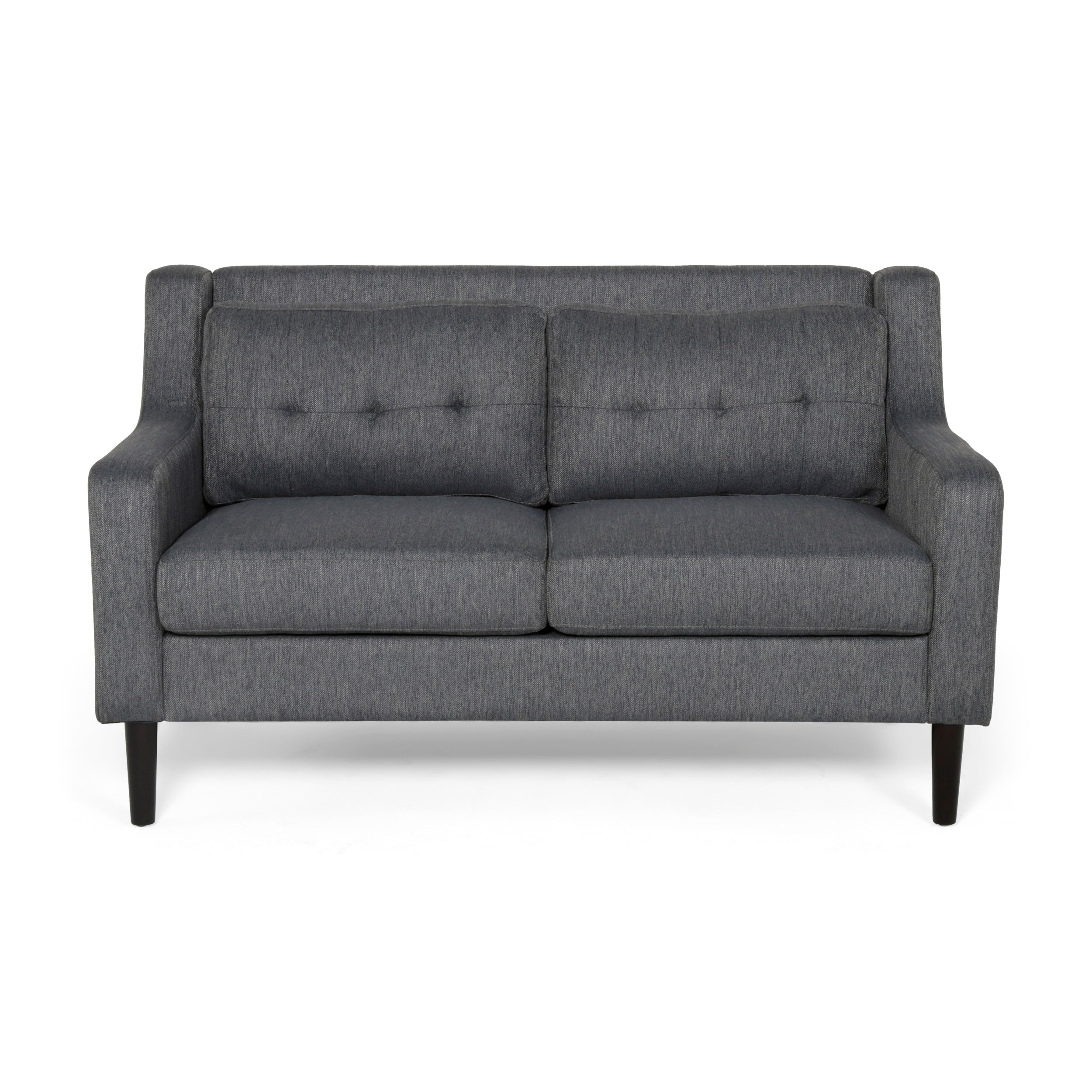 Anaysha Contemporary Fabric Loveseat