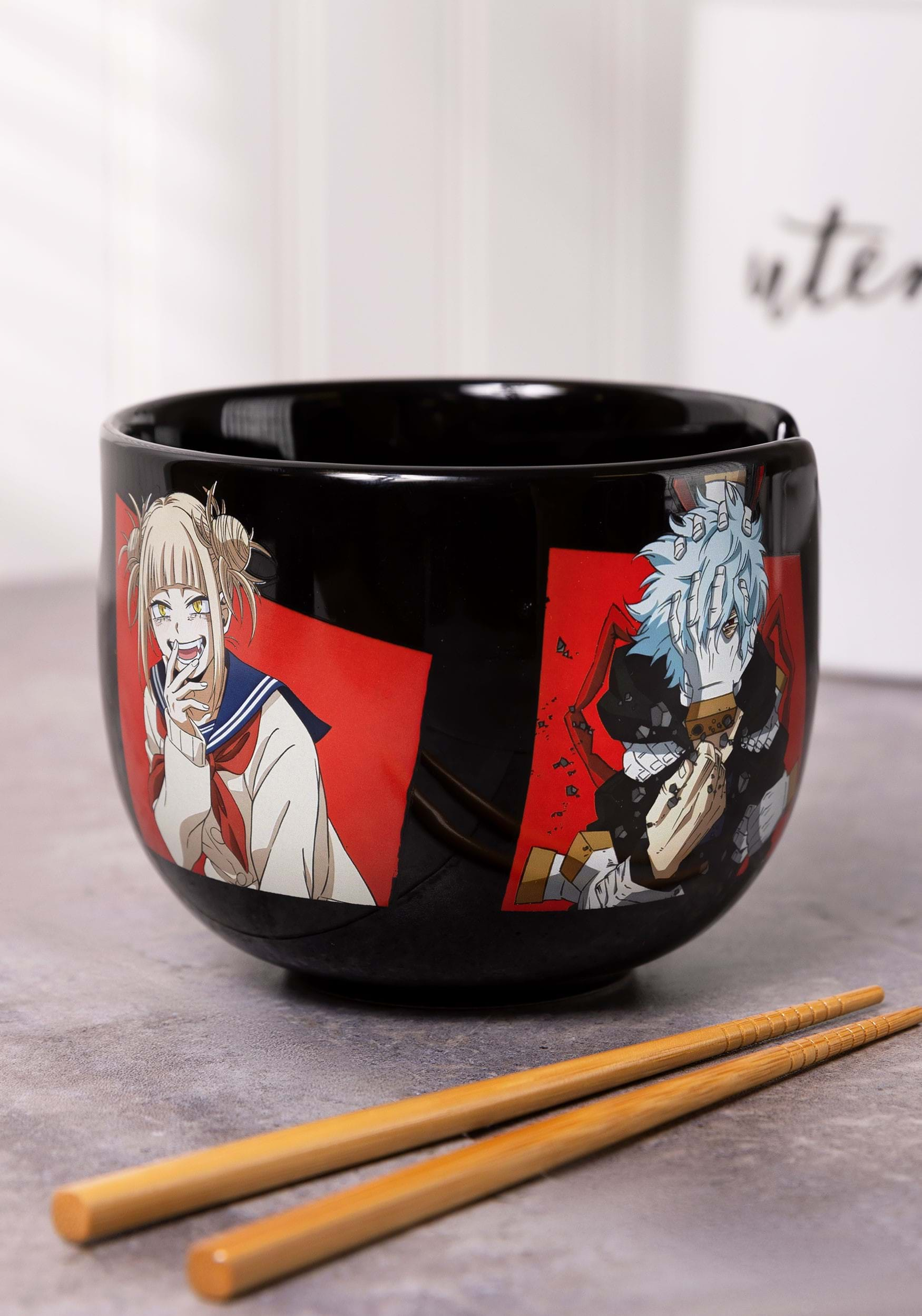 My Hero Academia Heroes and Villains Ramen Bowl Set