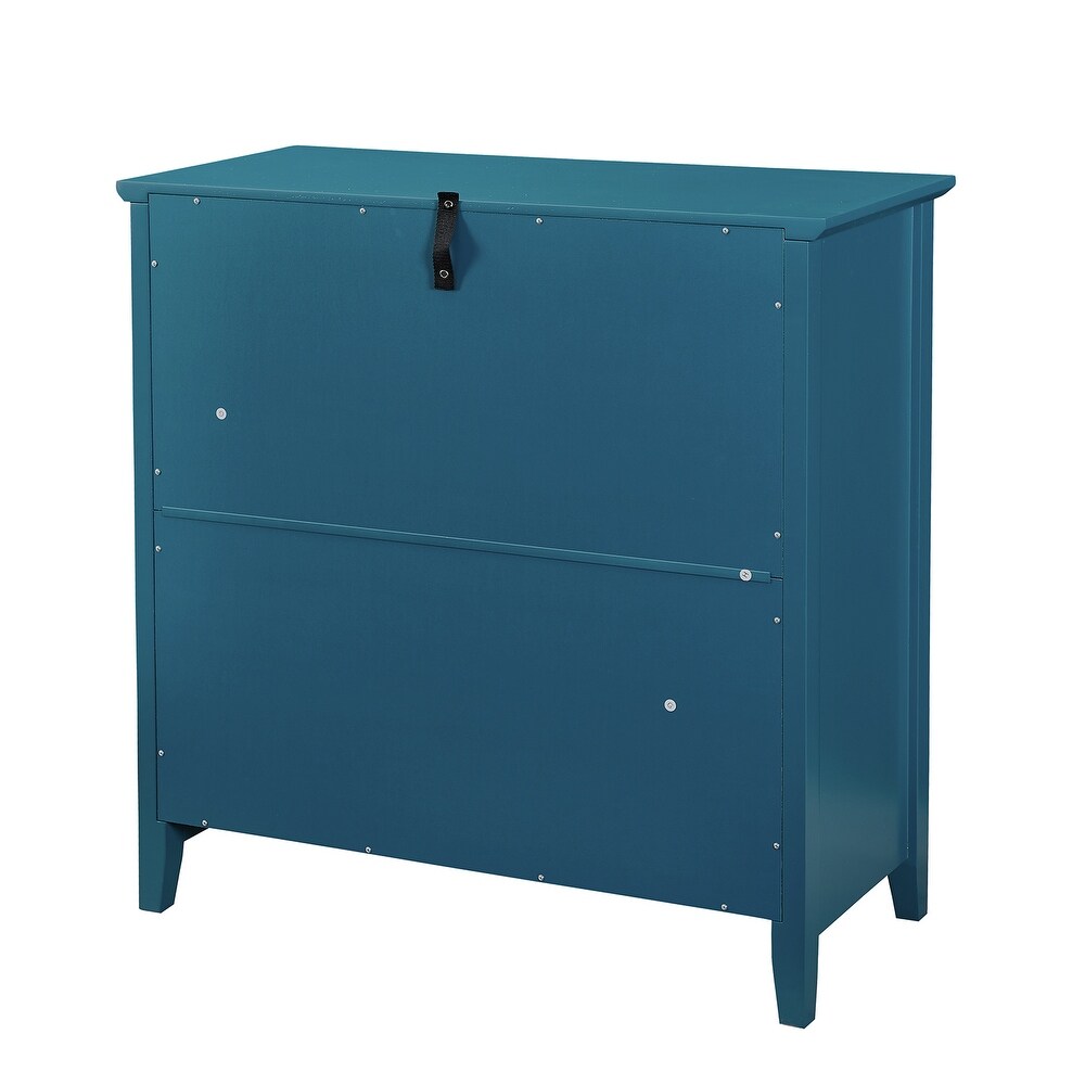 Teal Blue Storage Cabinet