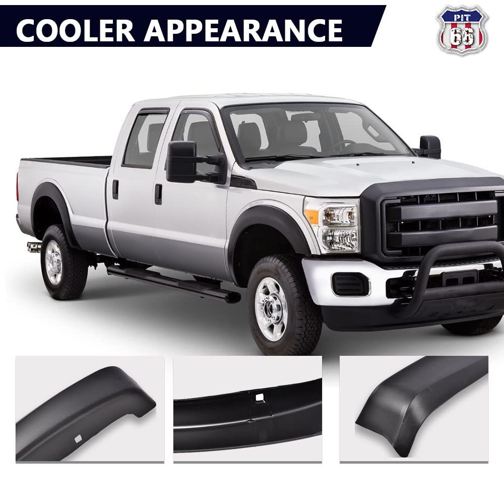 PIT66 Pocket Rivet Wheel Protector Cover Fender Flares Fit For 1999-07 Ford F250 F350