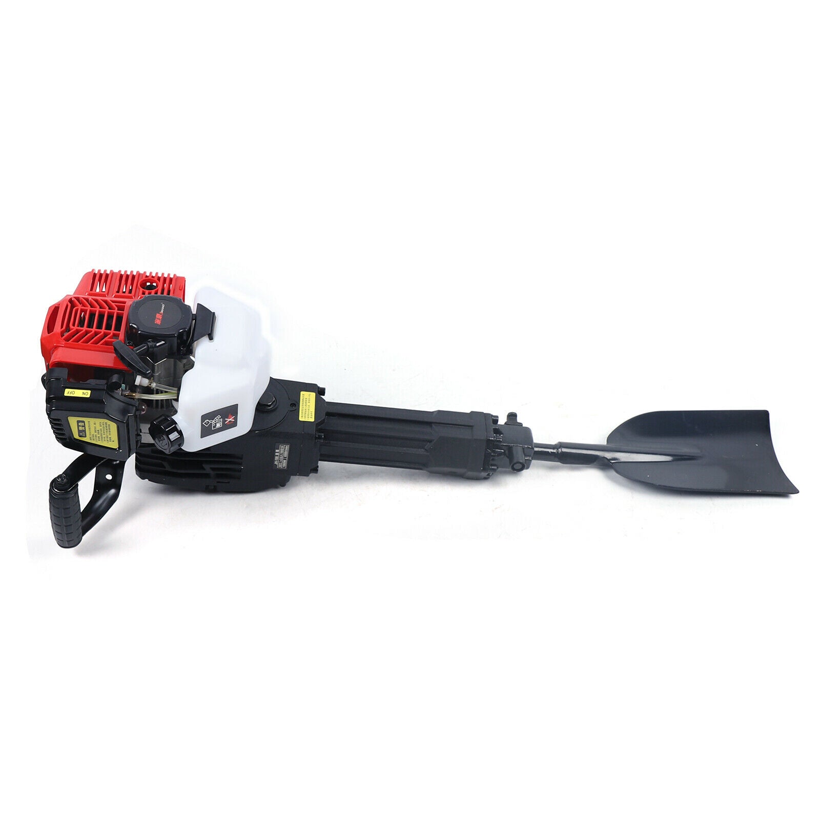 Oukaning 52CC 2-Stroke Gasoline Excavator Sapling Tree Planting Shovel Rock Drilling Tool