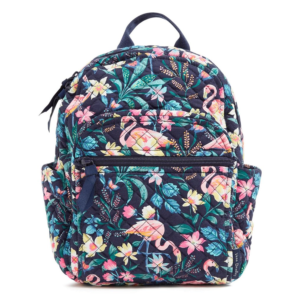 Vera Bradley  Small Backpack in Flamingo Garden