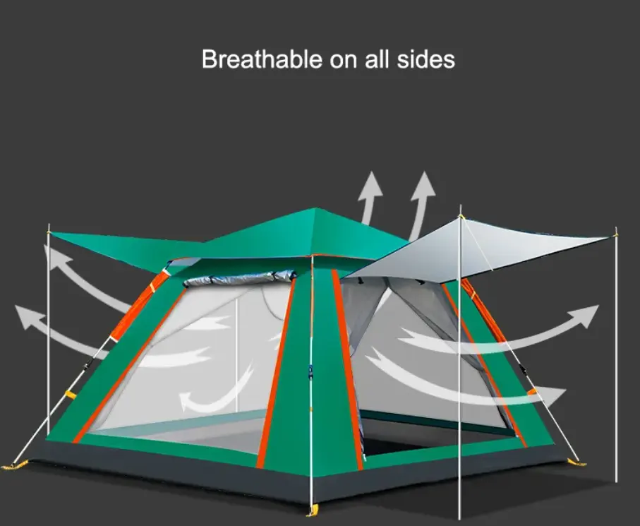 luxury single winter nature family hike heavy duty 5 person hiking waterproof air outdoor camping tent