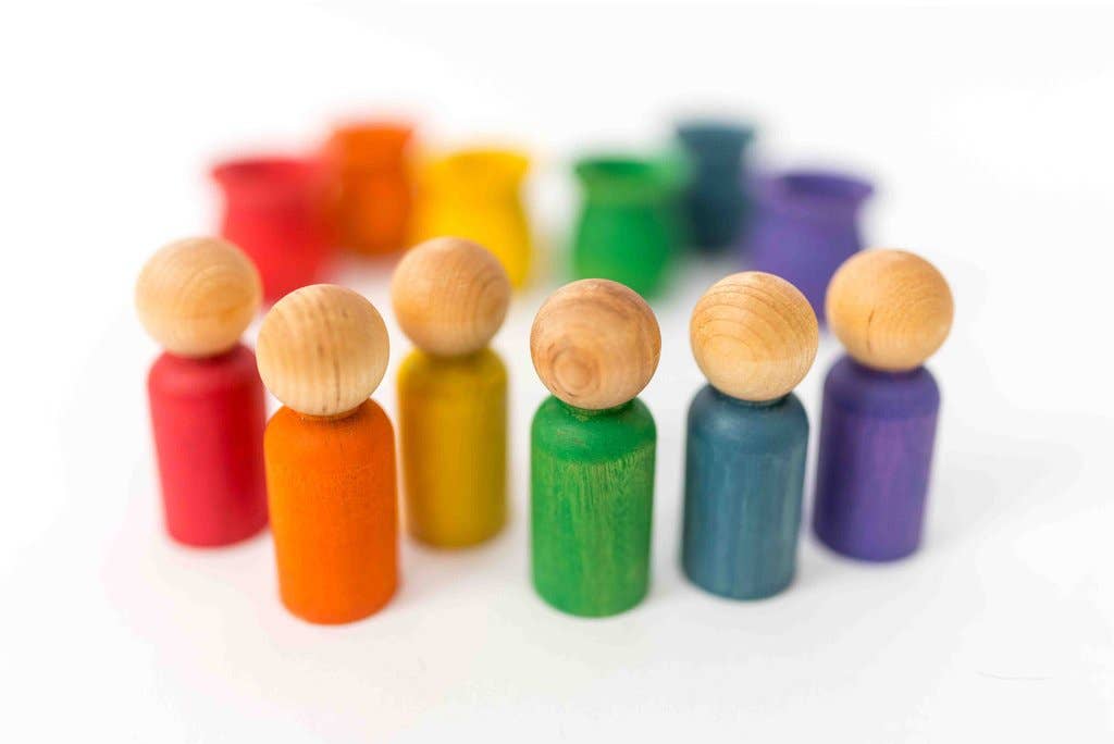 Little People Rainbow World - Wooden Toy Set